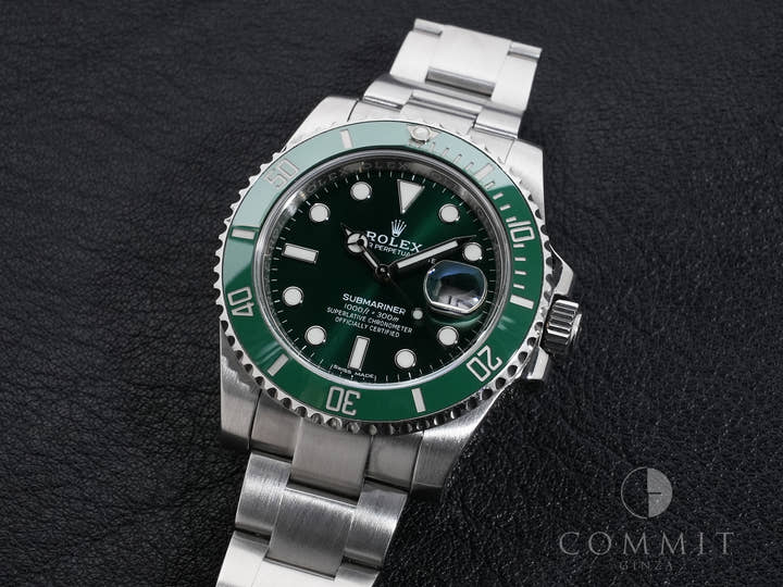 ロレックス サブマリーナー デイト Ref.116610LV ステンレススチール グリーン文字盤