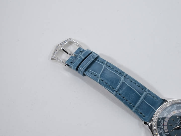 パテックフィリップ コンプリケーション ワールドタイム Ref.7130G-016 ホワイトゴールド ブルーグレー文字盤