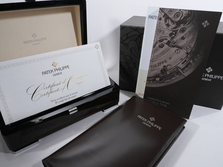 パテックフィリップ コンプリケーション ワールドタイム Ref.7130G-016 ホワイトゴールド ブルーグレー文字盤