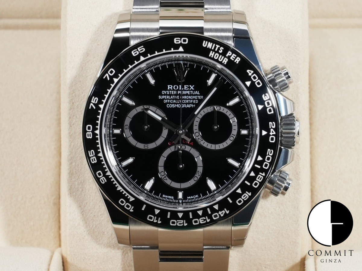 ロレックス デイトナ Ref.126500LN ステンレススチール ブラック文字盤