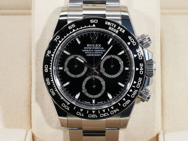 ロレックス デイトナ Ref.126500LN ステンレススチール ブラック文字盤