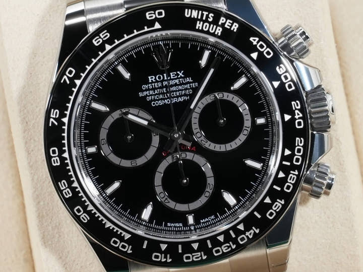 ロレックス デイトナ Ref.126500LN ステンレススチール ブラック文字盤