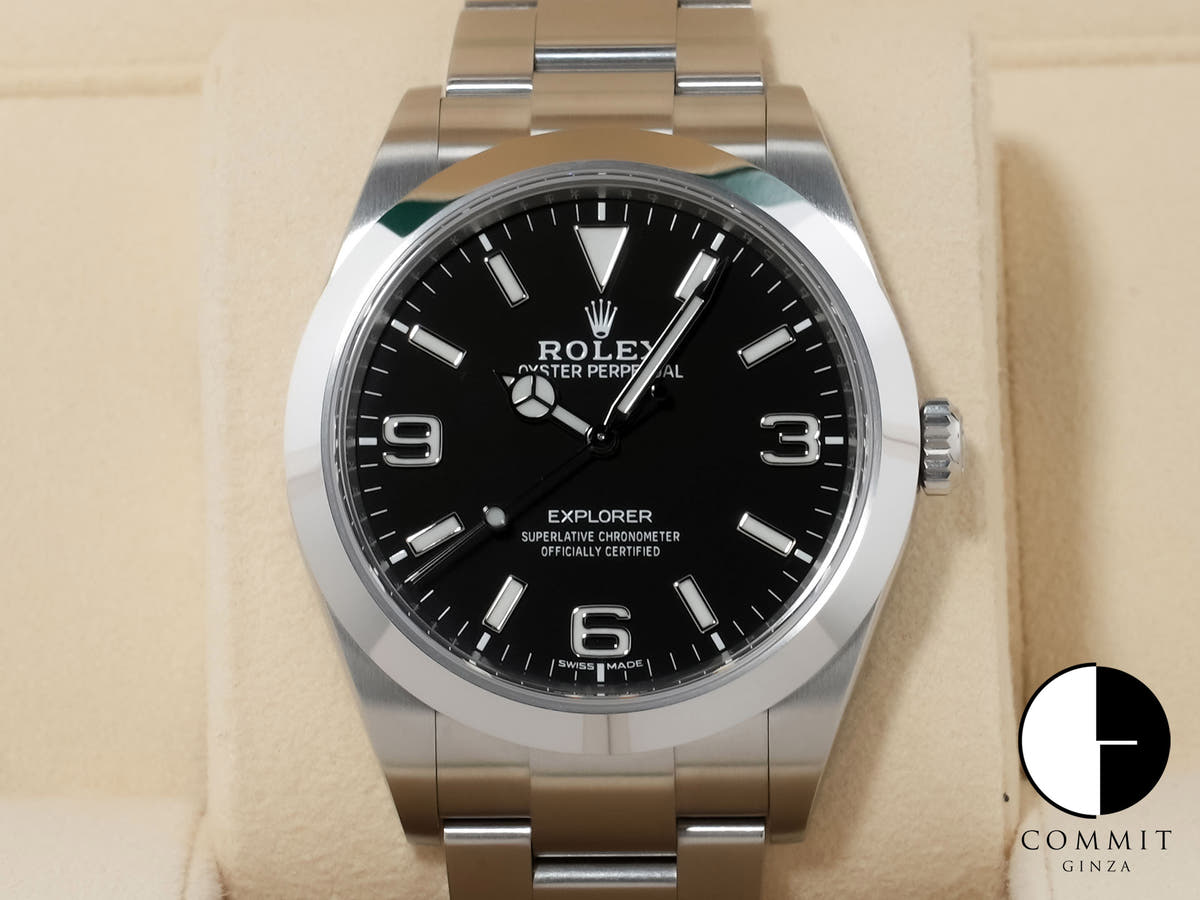 Rolex Explorer I Ref. 214270 Stainless Steel Black Dial