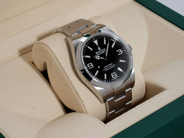 Rolex Explorer I Ref. 214270 Stainless Steel Black Dial
