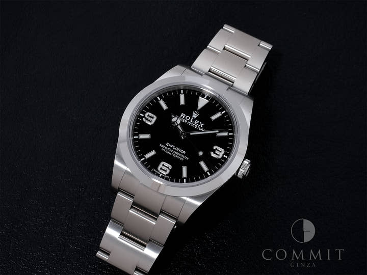 Rolex Explorer I Ref. 214270 Stainless Steel Black Dial
