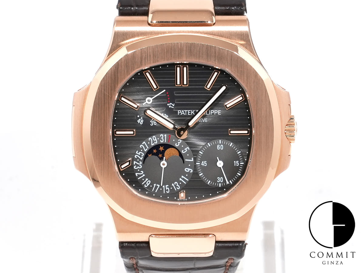 パテックフィリップ ノーチラス Ref.5712R-001 ローズゴールド ブラック ブラウン文字盤