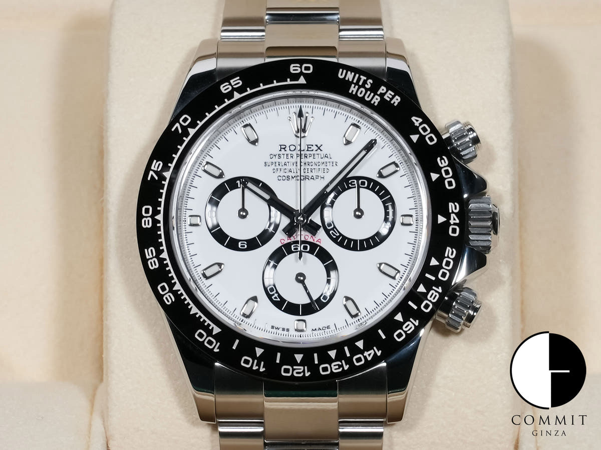 ロレックス デイトナ Ref.116500LN ステンレススチール ホワイト文字盤
