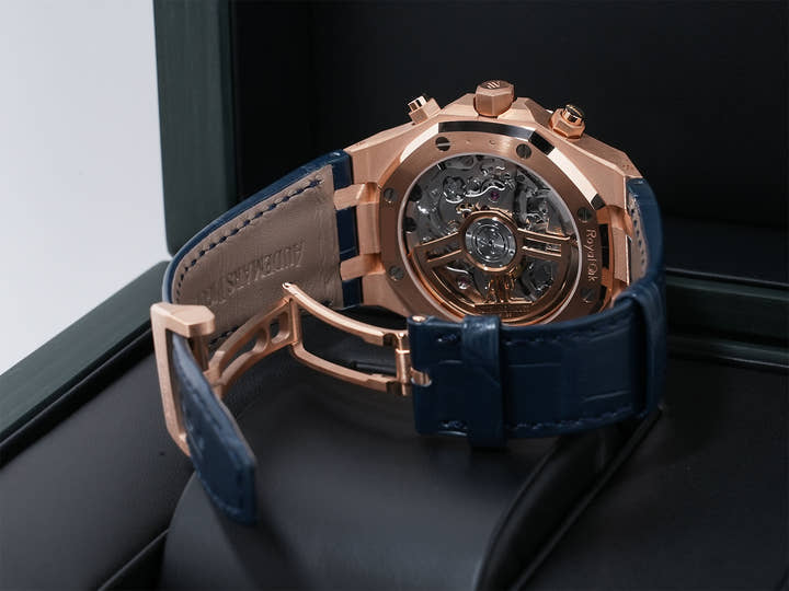 オーデマピゲ ロイヤルオーク クロノグラフ Ref.26240OR.OO.D315CR.02 ピンクゴールド ナイトブルー文字盤