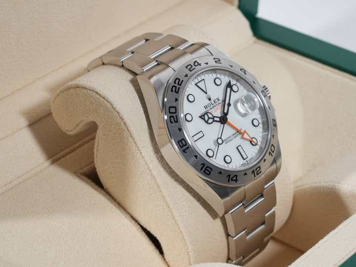 ロレックス エクスプローラーII Ref.226570 ステンレススチール ホワイト文字盤