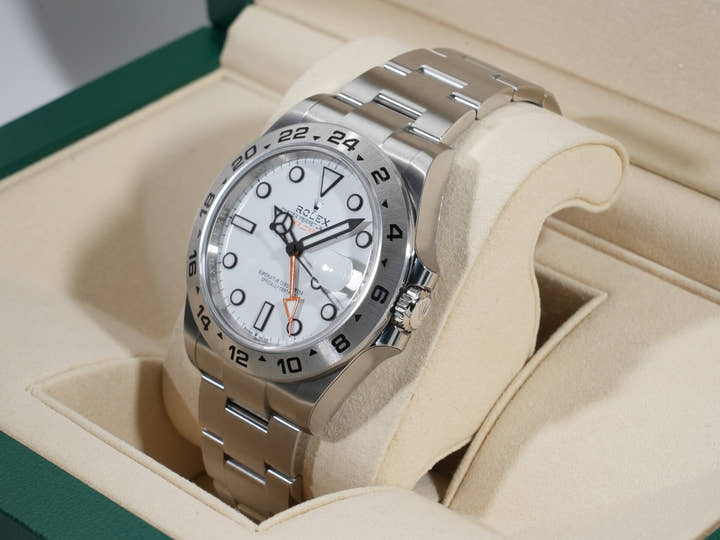 ロレックス エクスプローラーII Ref.226570 ステンレススチール ホワイト文字盤