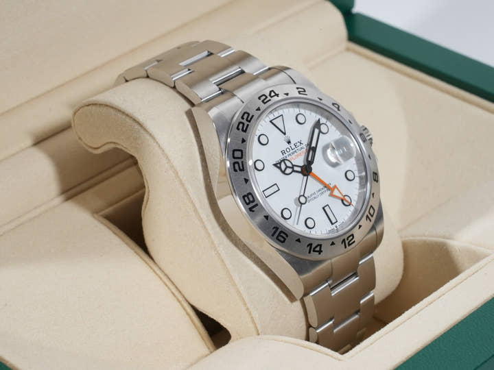ロレックス エクスプローラーII Ref.226570 ステンレススチール ホワイト文字盤