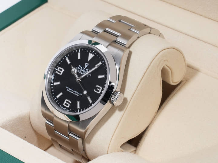 Rolex Explorer 40 Ref. 224270 Stainless Steel Black Dial