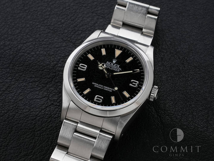 ロレックス エクスプローラーI Ref.14270 ステンレススチール ブラック文字盤