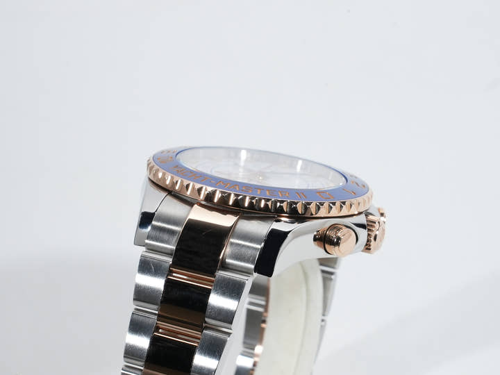 ロレックス ヨットマスターII Ref.116681 ステンレススチール/エバーローズゴールド ホワイト文字盤