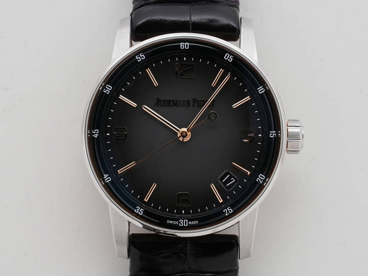 オーデマピゲ CODE 11.59 バイ オーデマ ピゲ Ref.15210CR.OO.A002CR.01 ホワイトゴールド/ピンクゴールド グレーラッカー文字盤