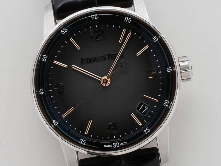 オーデマピゲ CODE 11.59 バイ オーデマ ピゲ Ref.15210CR.OO.A002CR.01 ホワイトゴールド/ピンクゴールド グレーラッカー文字盤