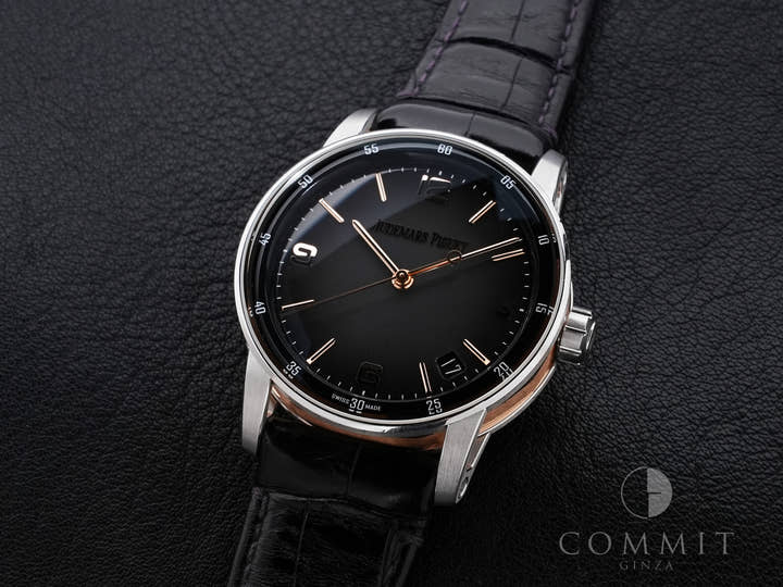 オーデマピゲ CODE 11.59 バイ オーデマ ピゲ Ref.15210CR.OO.A002CR.01 ホワイトゴールド/ピンクゴールド グレーラッカー文字盤