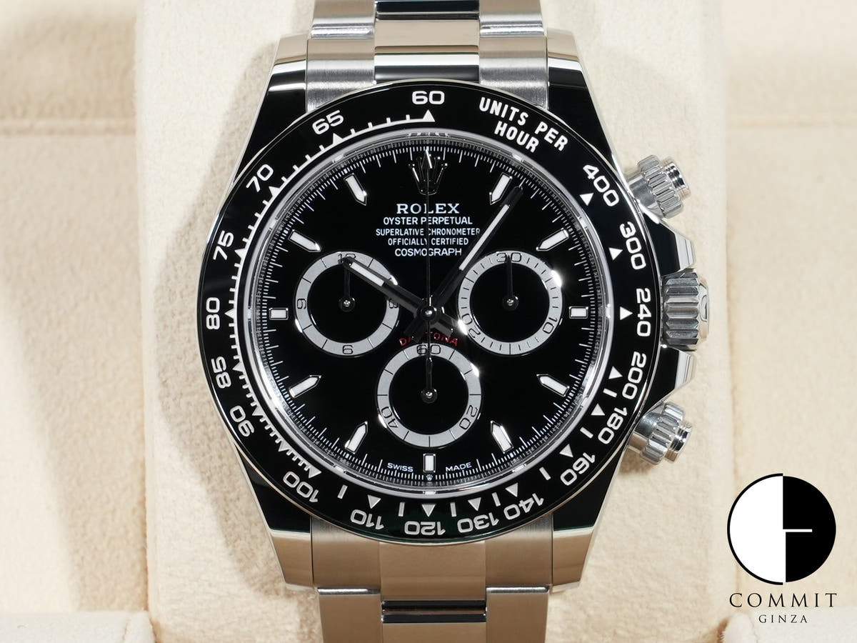 ロレックス デイトナ Ref.126500LN ステンレススチール ブラック文字盤