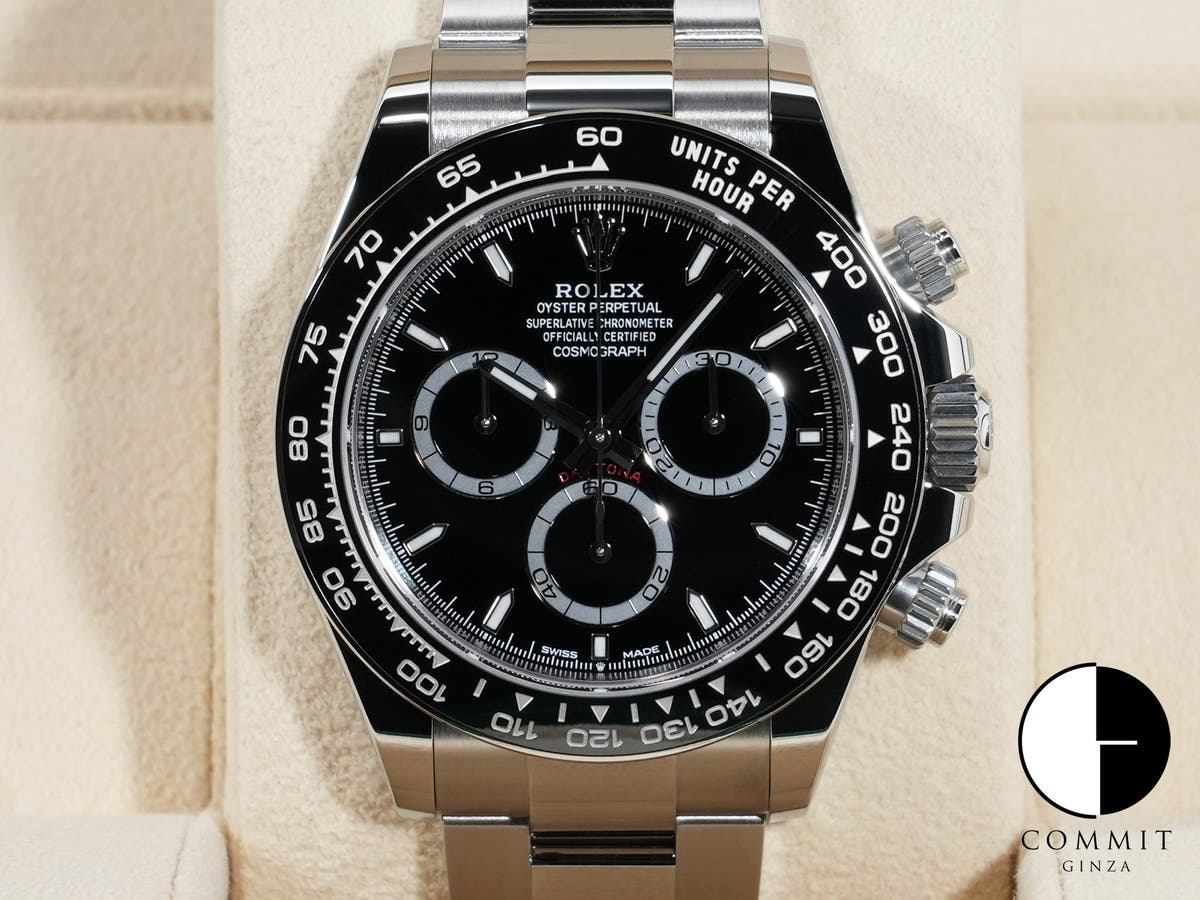 ロレックス デイトナ Ref.126500LN ステンレススチール ブラック文字盤