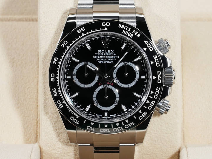 ロレックス デイトナ Ref.126500LN ステンレススチール ブラック文字盤