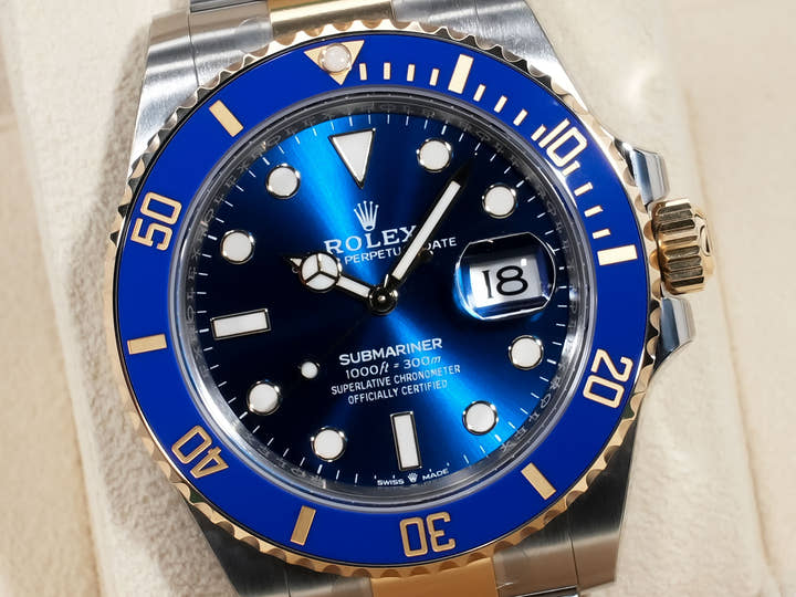 Rolex Submariner Date Ref. 126613LB Stainless Steel/Yellow Gold Blue Dial