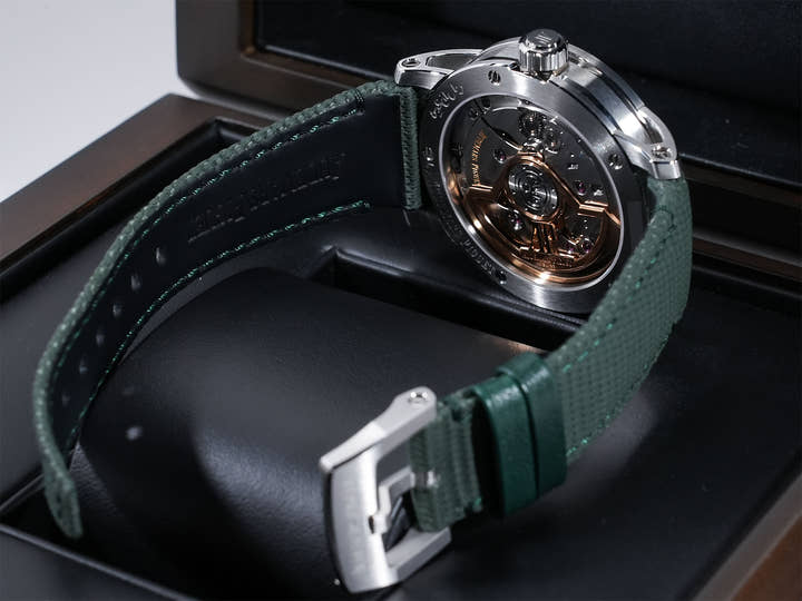 オーデマピゲ CODE 11.59 バイ オーデマ ピゲ Ref.15210ST.OO.A056KB.01 ステンレススチール グリーン文字盤