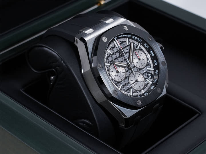 Audemars Piguet Royal Oak Offshore Chronograph Ref. 26420SO.OO.A002CA.01 Stainless Steel/Black Ceramic Black Dial