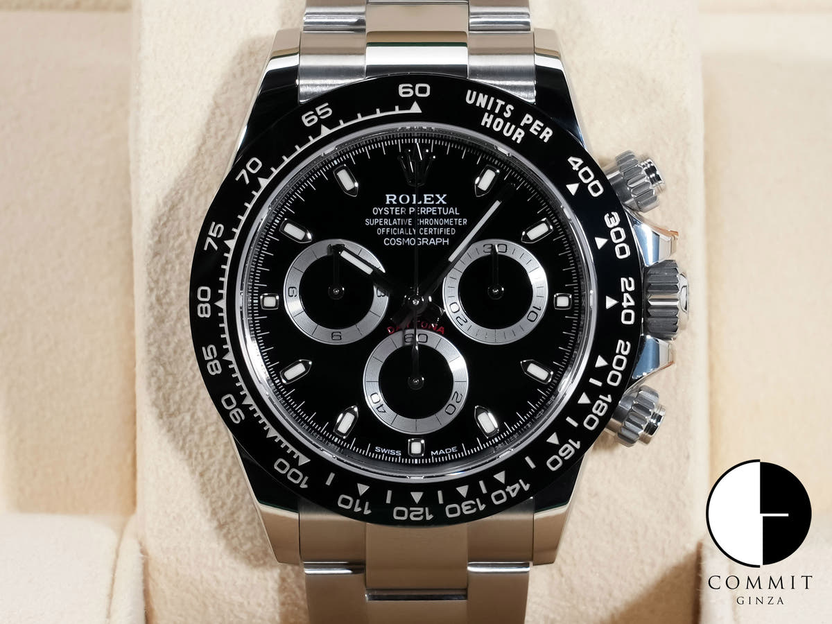 ロレックス デイトナ Ref.116500LN ステンレススチール ブラック文字盤