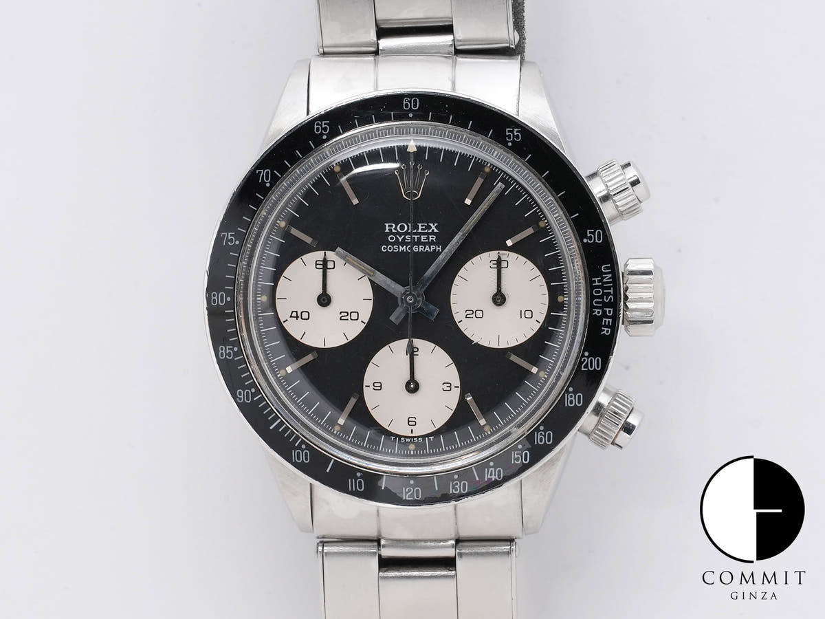 ロレックス デイトナ Ref.6263 ステンレススチール ブラック文字盤