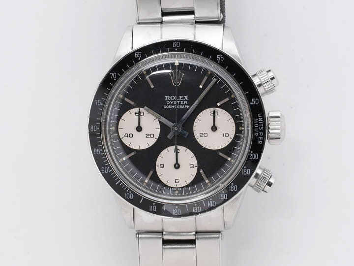 ロレックス デイトナ Ref.6263 ステンレススチール ブラック文字盤