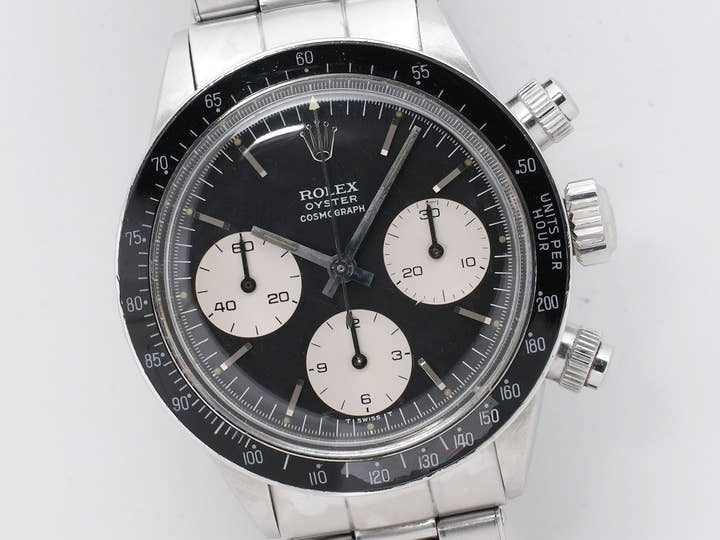 ロレックス デイトナ Ref.6263 ステンレススチール ブラック文字盤