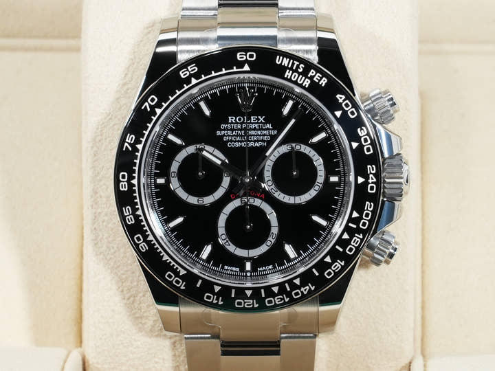 ロレックス デイトナ Ref.126500LN ステンレススチール ブラック文字盤