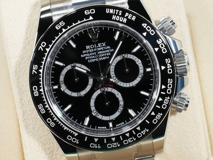 ロレックス デイトナ Ref.126500LN ステンレススチール ブラック文字盤