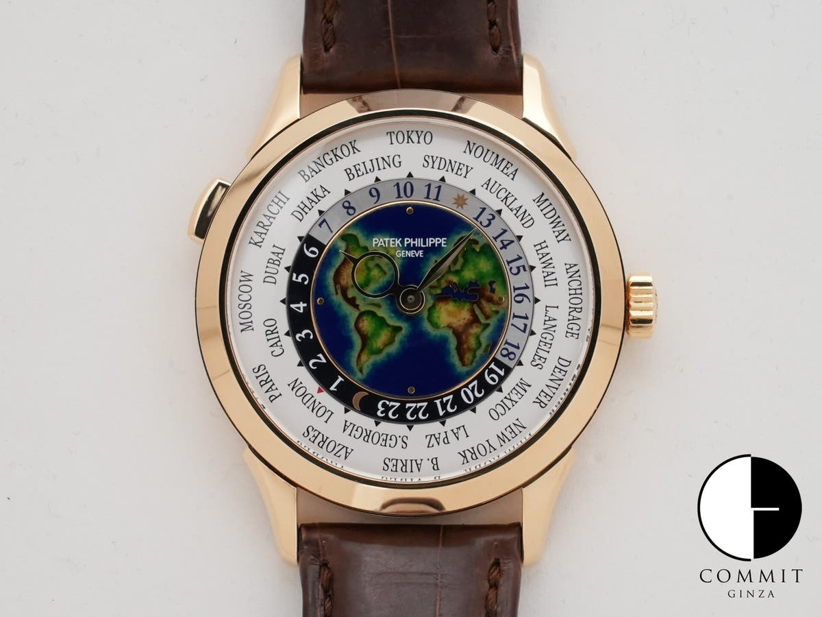 パテックフィリップ ワールドタイム クロワゾネ Ref.5231J-001 イエローゴールド クロワゾネ文字盤