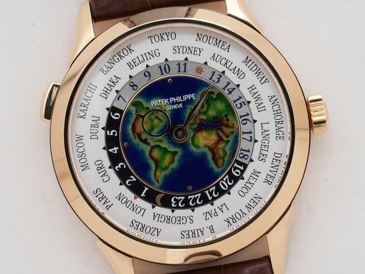パテックフィリップ ワールドタイム クロワゾネ Ref.5231J-001 イエローゴールド クロワゾネ文字盤
