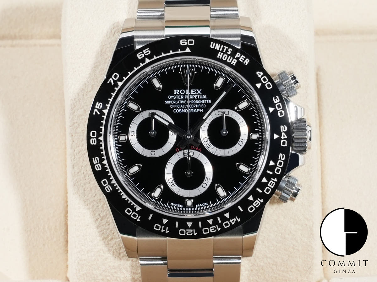 ロレックス デイトナ Ref.116500LN ステンレススチール ブラック文字盤