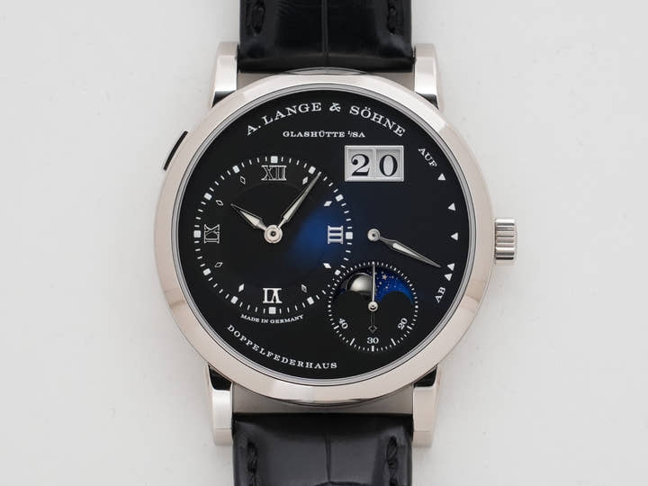 A.ランゲ&ゾーネ ランゲ1 ムーンフェイズ Ref.192.029 18KWG ブラック文字盤 美品 mwjuy2xk