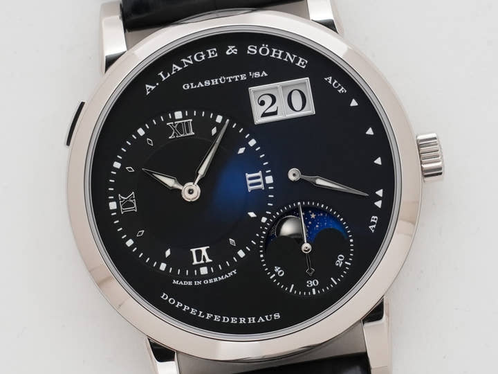 A.ランゲ&ゾーネ ランゲ1 ムーンフェイズ Ref.192.029 18KWG ブラック文字盤 美品 mwjuy2xk