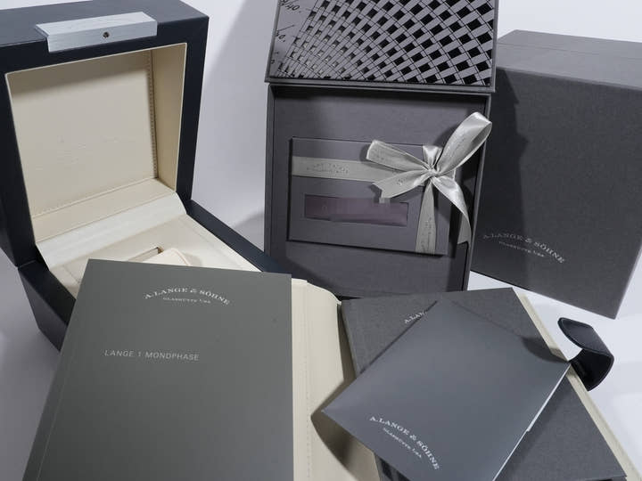 A.ランゲ&ゾーネ ランゲ1 ムーンフェイズ Ref.192.029 18KWG ブラック文字盤 美品 mwjuy2xk