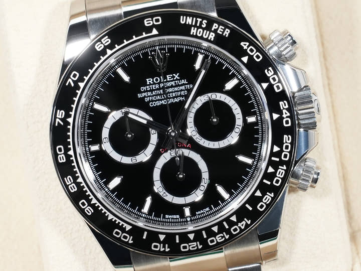 ロレックス デイトナ Ref.126500LN ステンレススチール ブラック文字盤