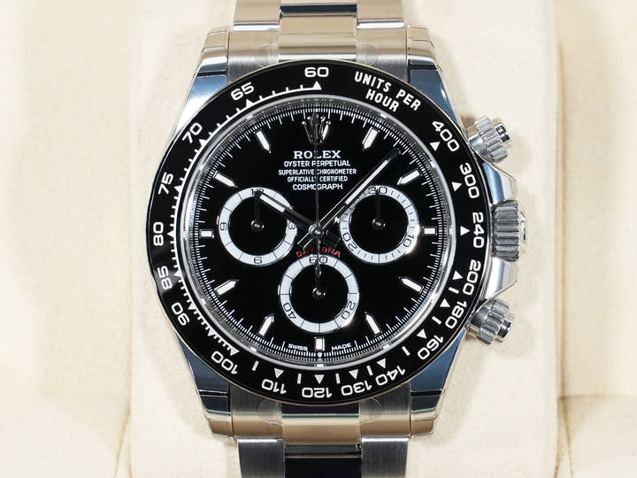 ロレックス デイトナ Ref.126500LN ステンレススチール ブラック文字盤