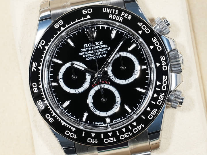 ロレックス デイトナ Ref.126500LN ステンレススチール ブラック文字盤