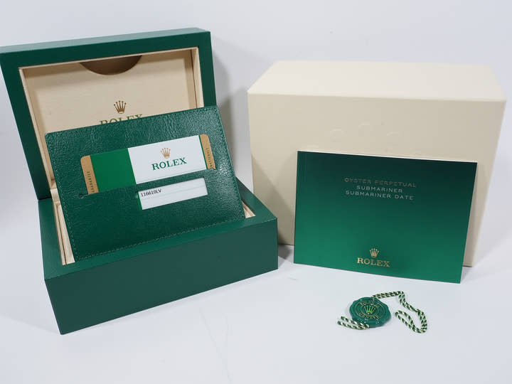 ロレックス サブマリーナー デイト Ref.116610LV ステンレススチール グリーン文字盤