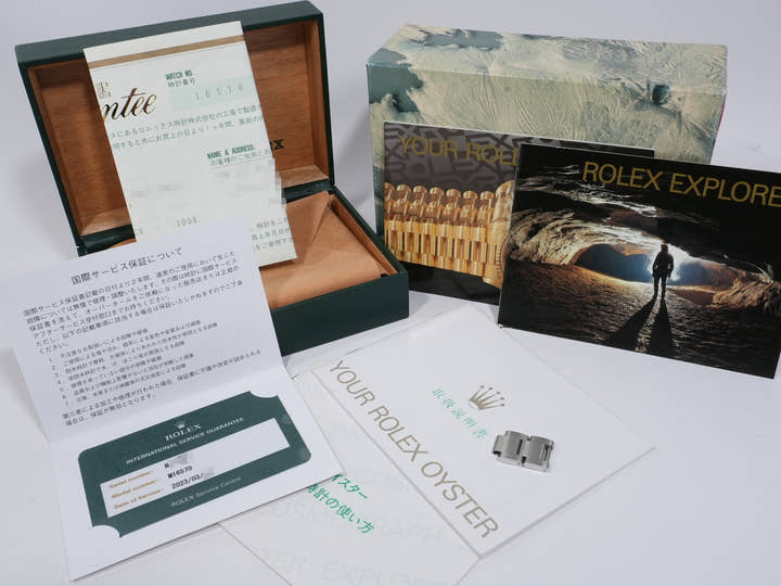 ロレックス エクスプローラーII Ref.16570 ステンレススチール ホワイト文字盤