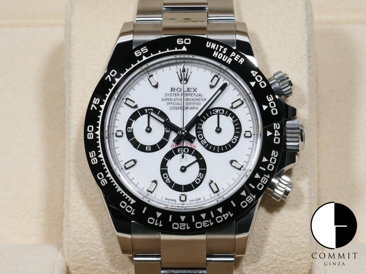 ロレックス デイトナ Ref.116500LN ステンレススチール ホワイト文字盤
