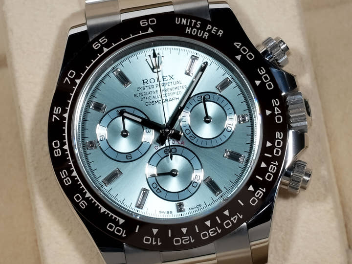 ロレックス デイトナ Ref.116506A プラチナ アイスブルー文字盤
