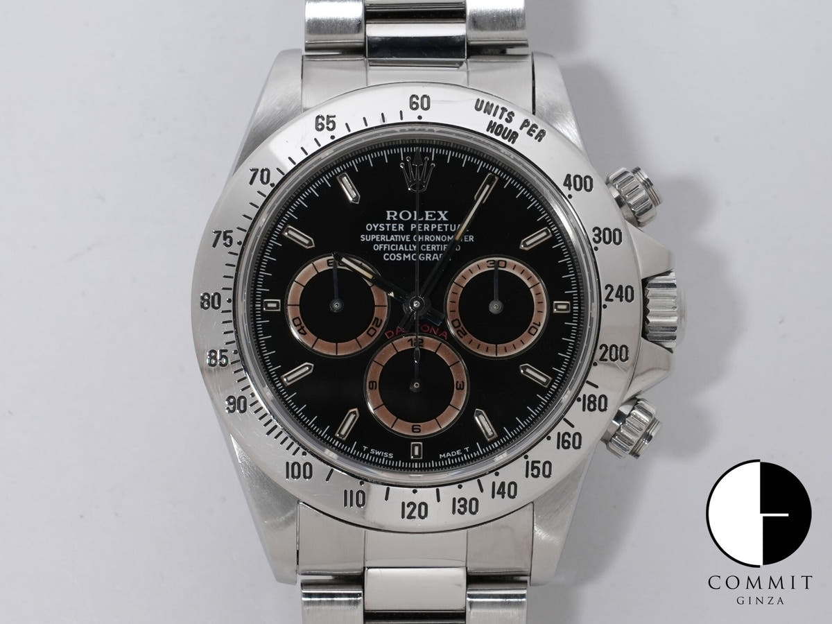 ロレックス デイトナ エルプリメロ Ref.16520 ステンレススチール ブラック文字盤