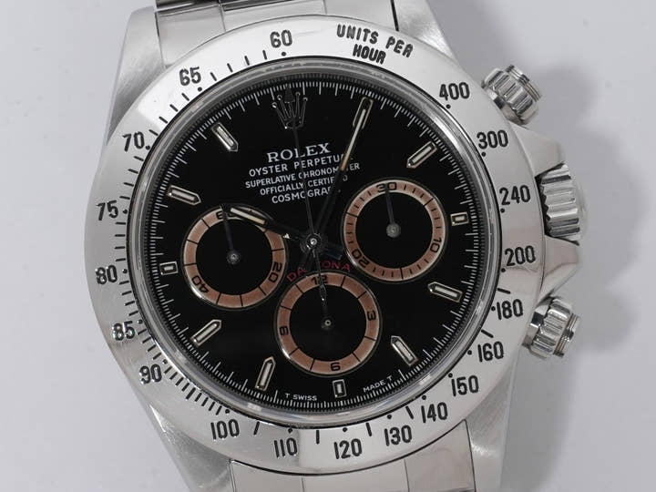 ロレックス デイトナ エルプリメロ Ref.16520 ステンレススチール ブラック文字盤