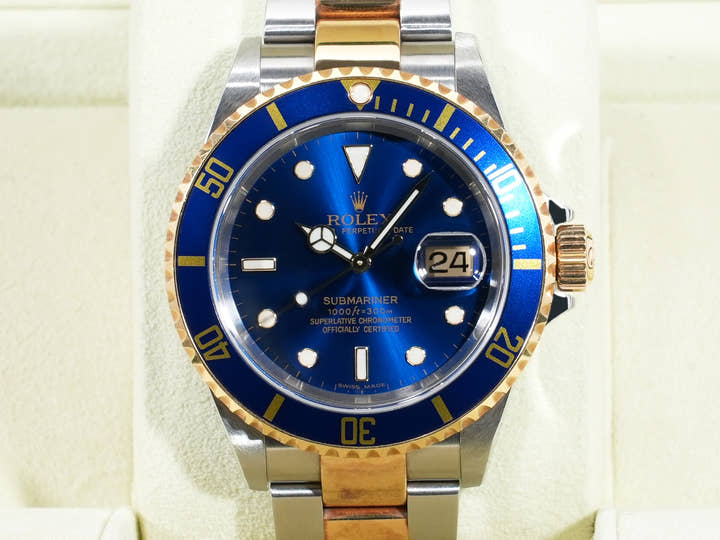 Rolex Submariner Date Ref. 16613 Stainless Steel/Yellow Gold Blue Dial