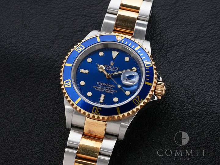 Rolex Submariner Date Ref. 16613 Stainless Steel/Yellow Gold Blue Dial
